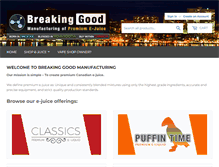 Tablet Screenshot of breakinggood.net